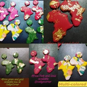 Colorful Africa Earrings please read below